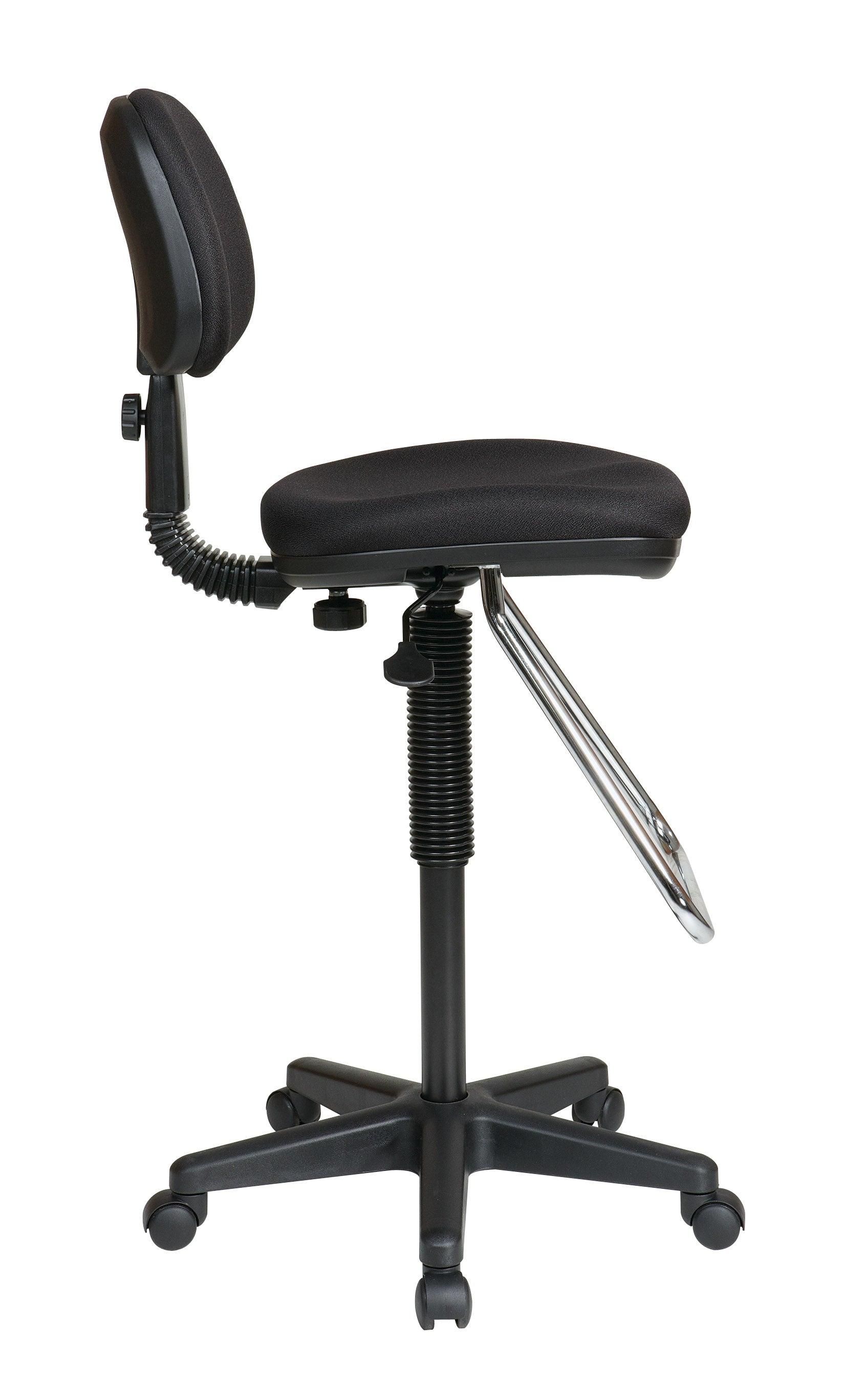 Economical Chair with Chrome Teardrop Footrest